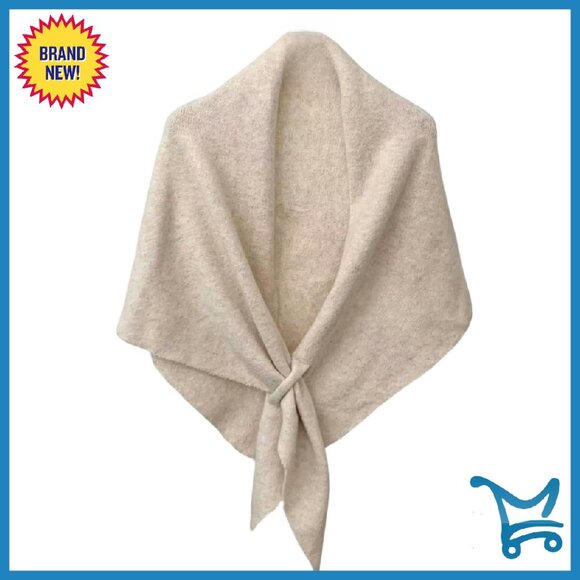 Soft Cashmere-Like Shawl Wrap One-Shoulder Design 4-Season Wear